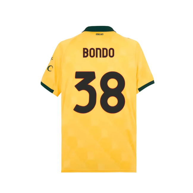 2025-2026 Milan Authentic Third Jersey (Bondo 38) | Player Issue