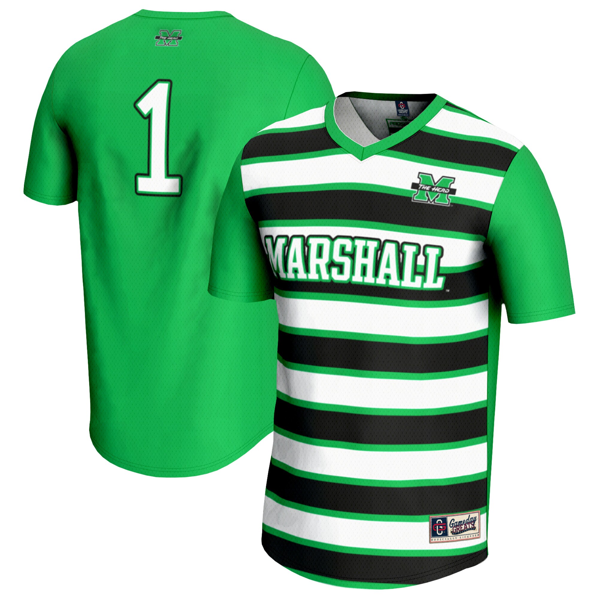 [LK] Marshall Thundering Herd GameDay Greats Youth Lightweight Soccer Fashion Jersey - Kelly Green