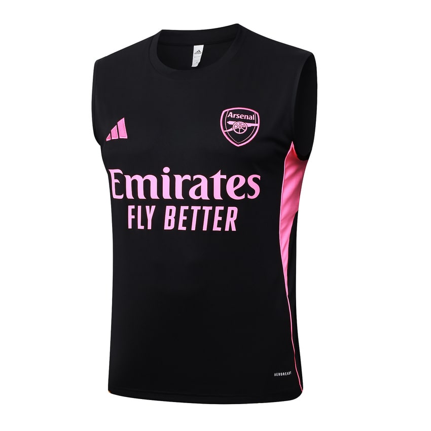 Arsenal 2025 2026 Black Pink Tank Top Shorts