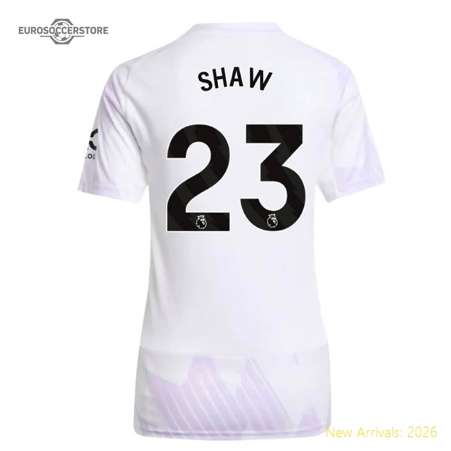 Superior 2025-2026 Man Utd Away Shirt (womens) (shaw 23)