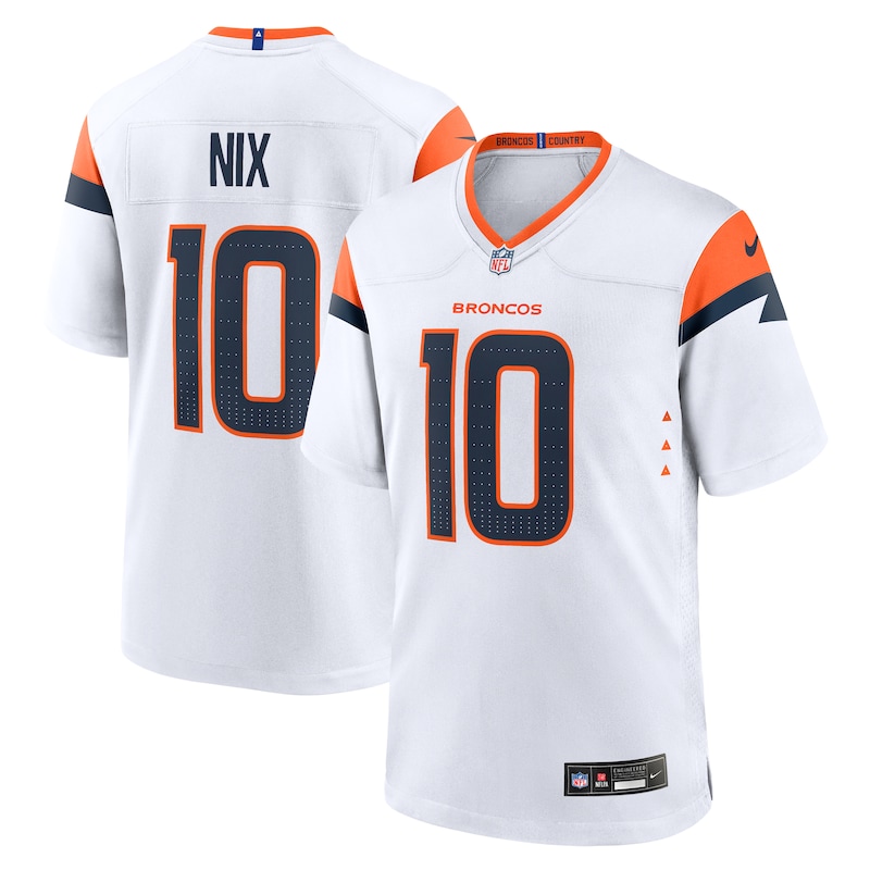None Bo Nix DEN Broncos Championship Premium-Quality Jersey for NFL Fa