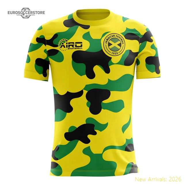 Top Jamaica Concept 20252026 Home Shirt Aeroready Slim
