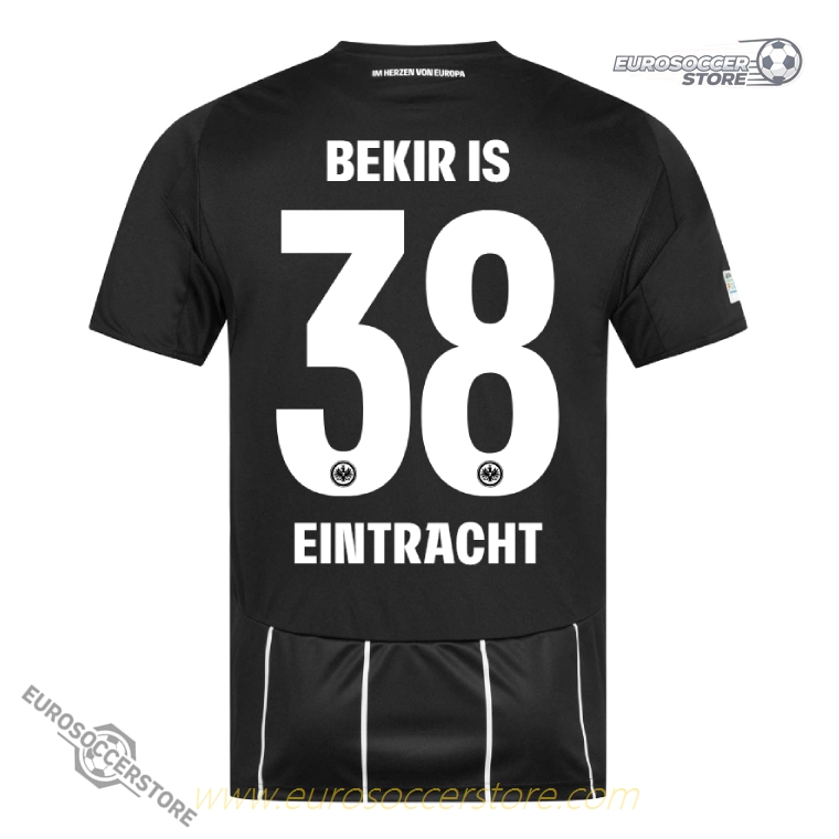 Eintracht Frankfurt's Champions League BEKIR IS 38 Jersey for the 25-26 season.