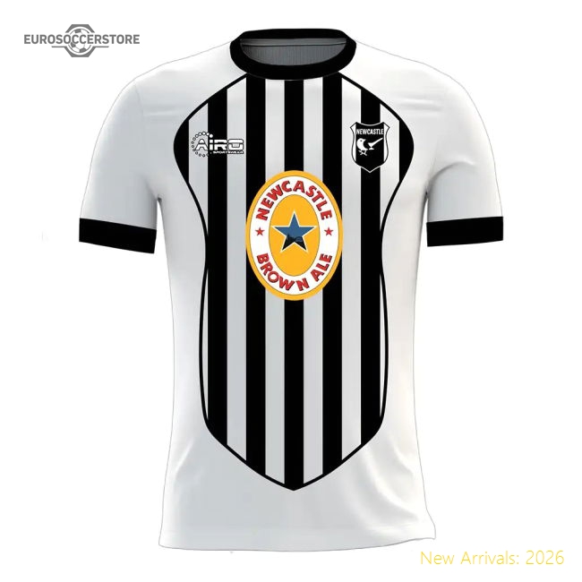 2025-2026 Newcastle Home Concept Football Kit (Airo) Player Replica