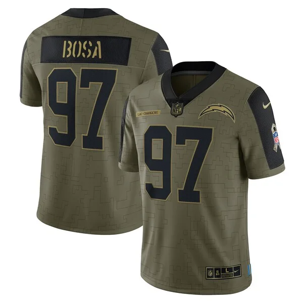 None Joey Bosa Limited Jersey - Olive | NFL Player Jersey | NFL Footba