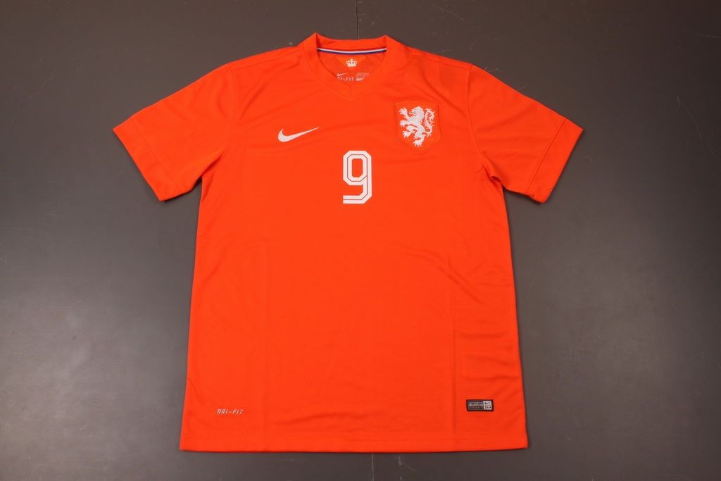 Elite Series Netherlands 201415 Home Soccer Shirt 9 VPERSIE