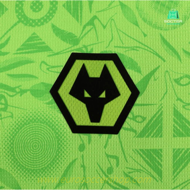 2025-2026 Wolves Goalkeeper Third Shirt (Green) - Kids