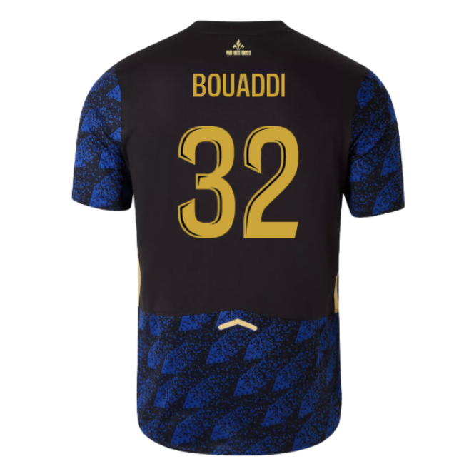 Lille 2025-2026 Third Shirt (Bouaddi 32) Customizable Football Wear