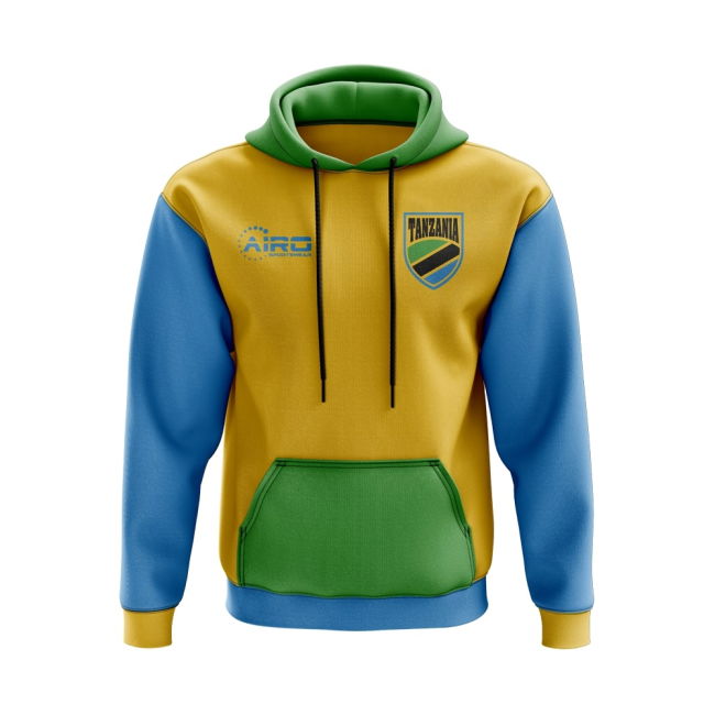 Limited-Edition Tanzania Concept Country Football Hoody (Yellow)