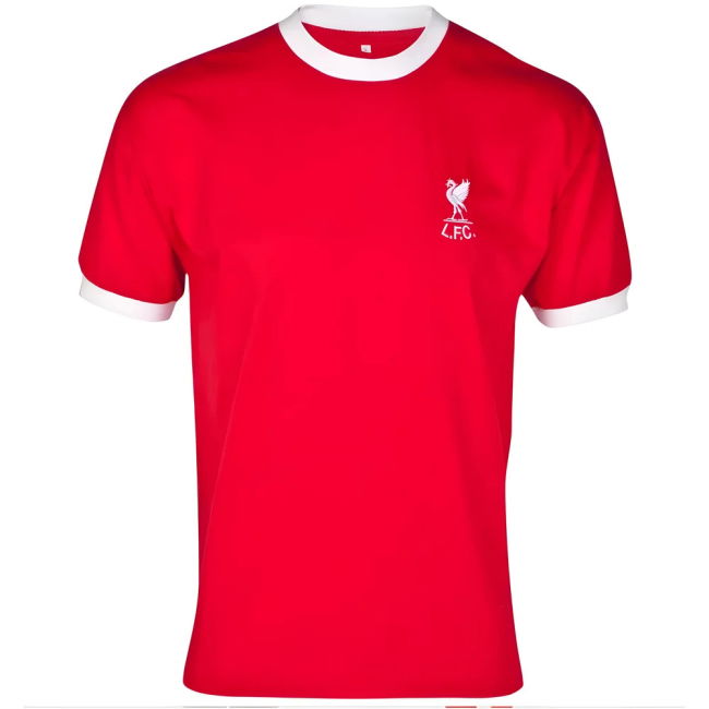 Liverpool Licensed Score Draw Liverpool 1973 No7 Home Shirt