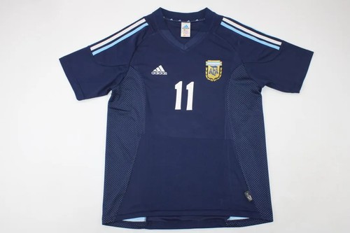2002 Argentina (argentina) Visitante - Premium Quality - World Cup