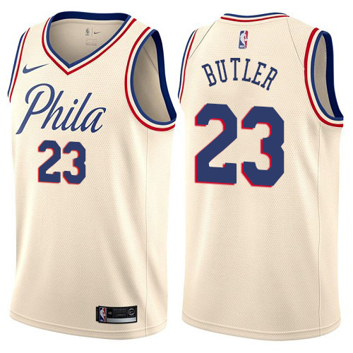 Nike Jimmy Butler #23 76ers Jersey - Breathable Material Game Day Wear
