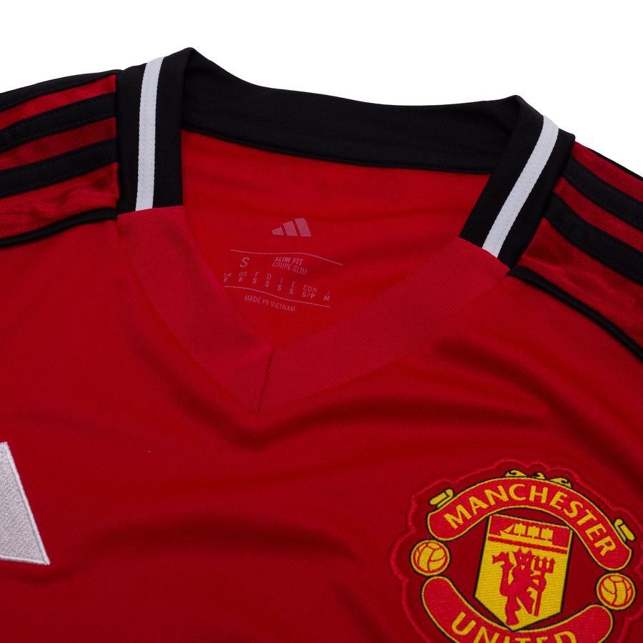 Manchester United Home Shirt 2025/26 Kids Long Sleeves