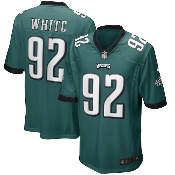 None Reggie White Game Jersey - Green | NFL Player Jersey | NFL Footba