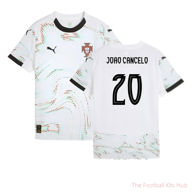 [JED] 2025/26 Portugal Away Shirt (Kids) (Joao Cancelo 20)