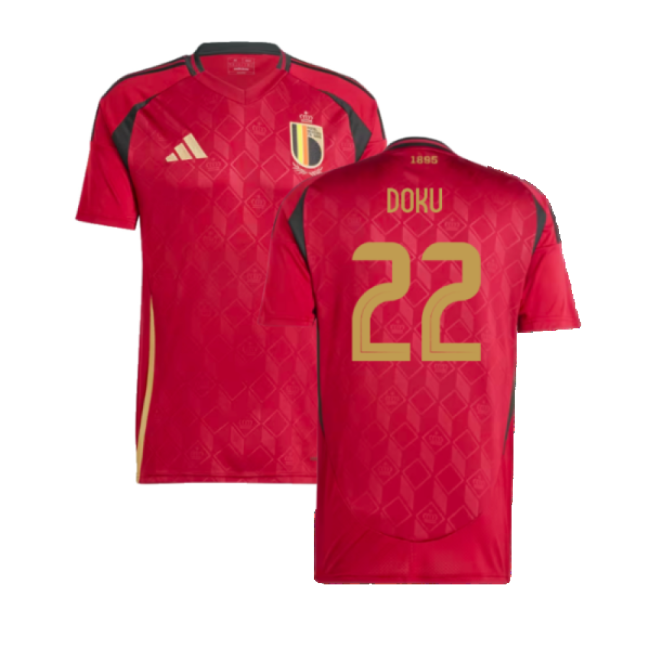 Game Replica Belgium Home Supporter Shirt (Adults) (Doku 22)