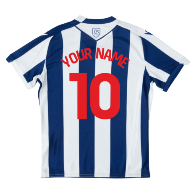 Official 2025-2026 West Brom Home With Vintage Design - True To Size