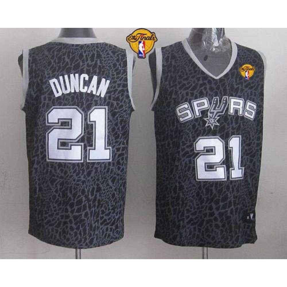 Performance Authentic Men's Spurs #21 Tim Black Basketball Jersey