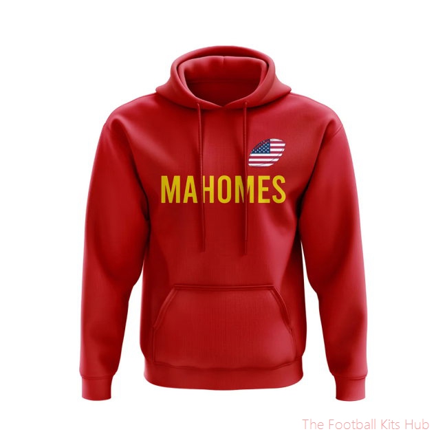 Patrick Mahomes USA Name Hoody (Red)