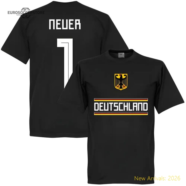 Breathable Football Team Kids Germany Neuer Jersey 2025-2026 Tag-free