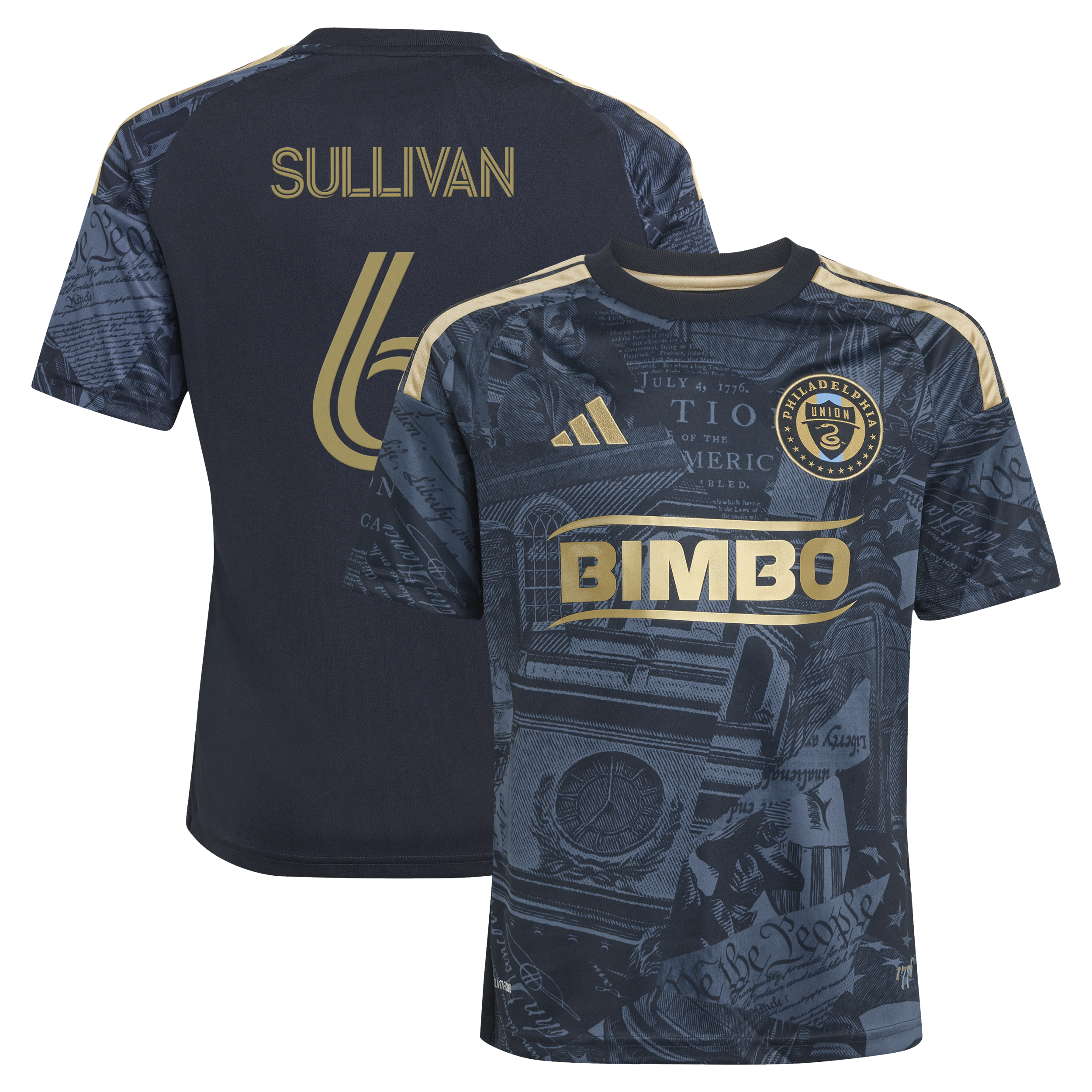 [SJH] Cavan Sullivan Philadelphia Union Youth 2026 1776 Kit Replica Jersey - Navy