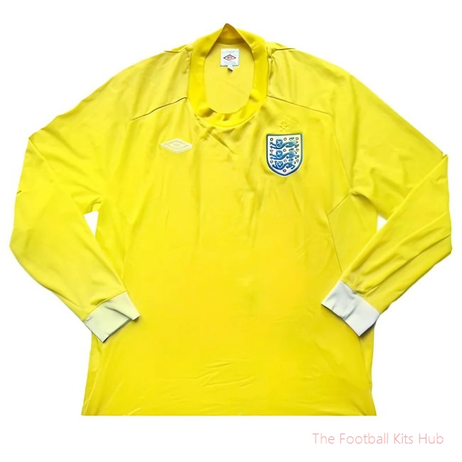 2010-2011 England Goalkeeper LS Shirt (Yellow) (Very Good)