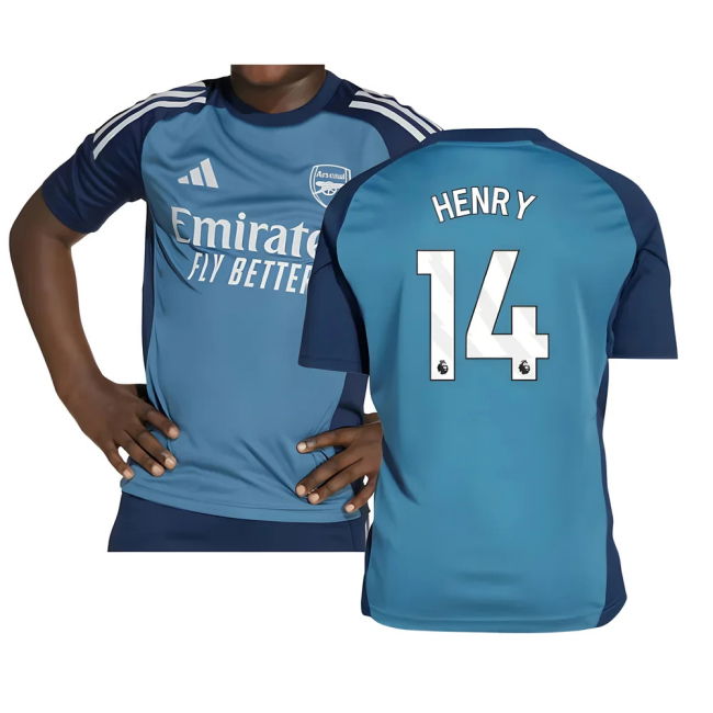 Henry 14 Updated Arsenal Training Football Shirt 2025-2026 (Kids)