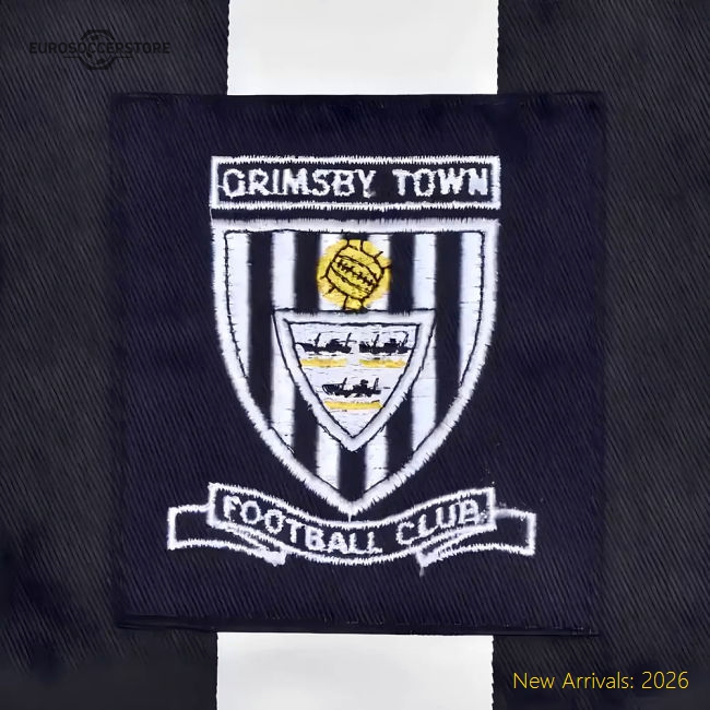 Official Grimsby Town 1940s-1950s Retro Football Shirt - Premium