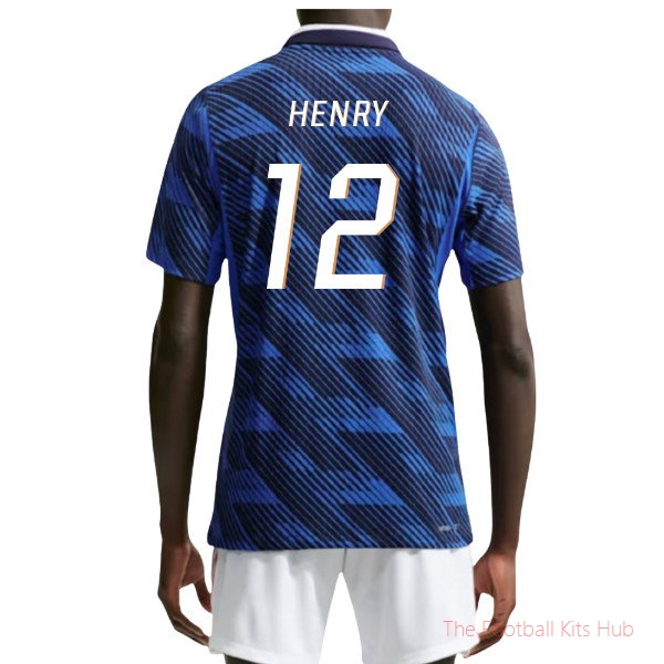 Henry #12 France 2026-2027 Aero-FIT Shirt Season Kit Team Jersey