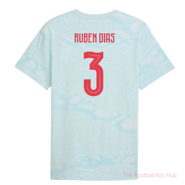 2026-2027 Portugal FtblCulture Tee AOP (Sea Glass) (Ruben Dias 3)