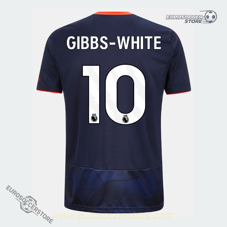 Nottingham Forest 25-26 Third Jersey GIBBS-WHITE 10 Third Version