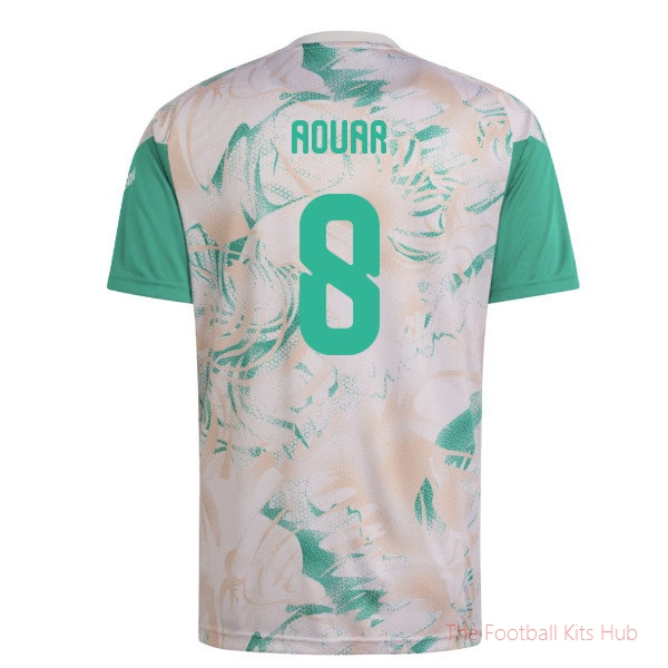 Supporters Algeria 2026-2027 Home Pre-Match Shirt (Aouar 8)