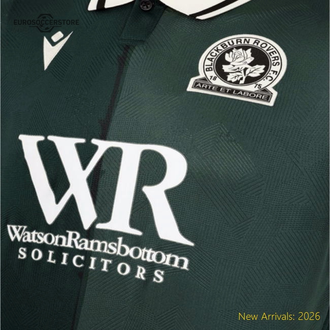 Official 2025-2026 Blackburn Rovers Third Shirt - Premium Quality