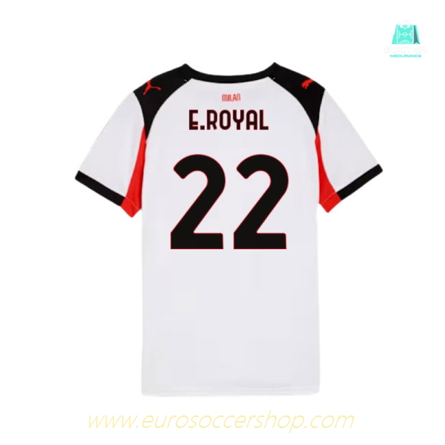 2025-2026 AC Milan Away Shirt (Kids) (E.Royal 22)