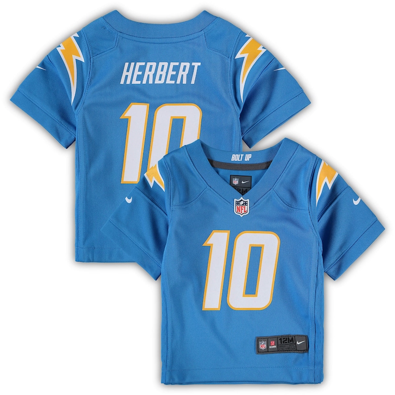 None Justin Herbert Pro Bowl LA Chargers Genuine Jersey Game Day Wear