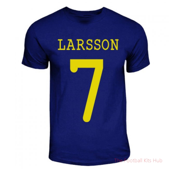 Henrik Larsson Sweden Hero T-shirt (navy)