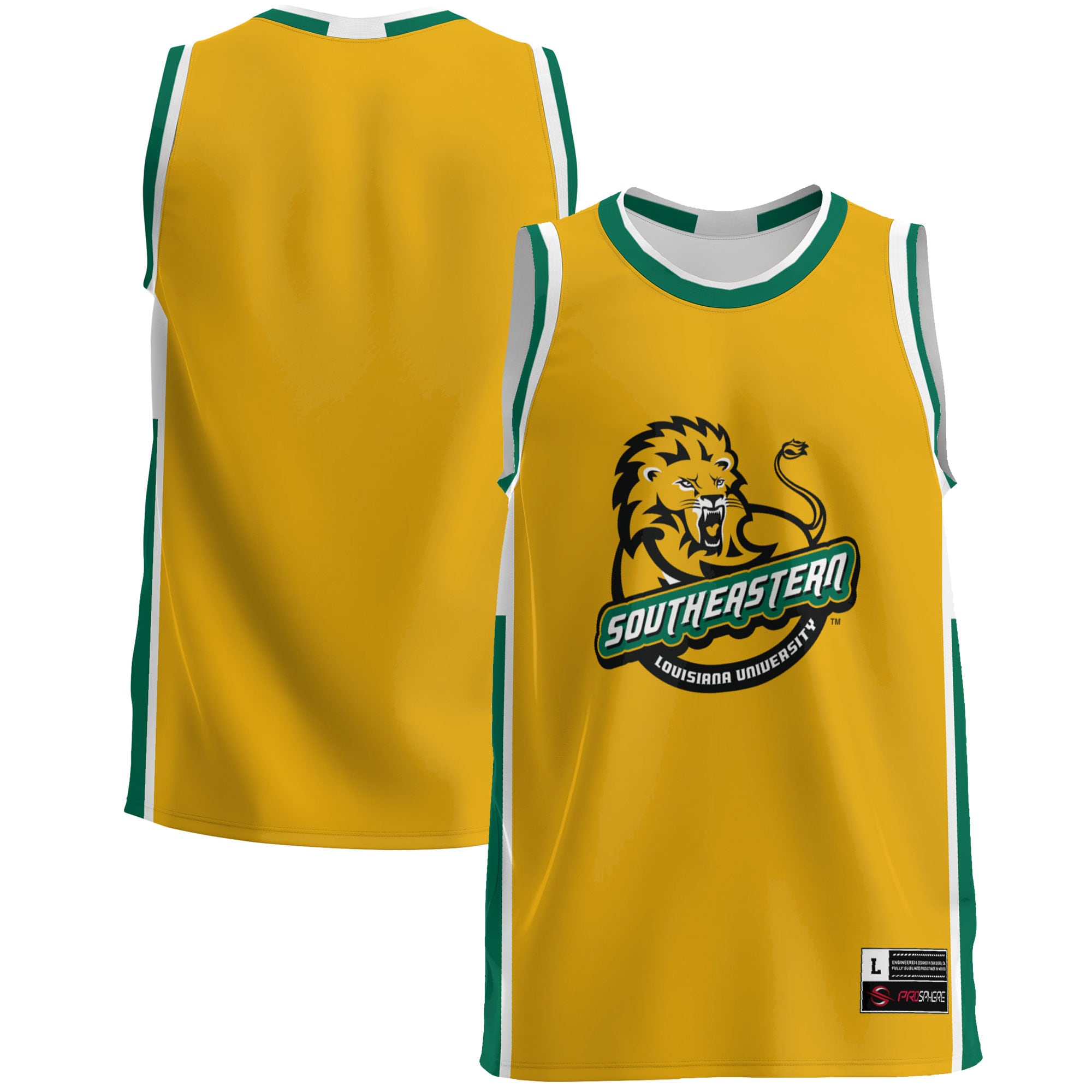 [NJP] Youth Southeastern Louisiana Lions GameDay Greats Lightweight Basketball Jersey - Green