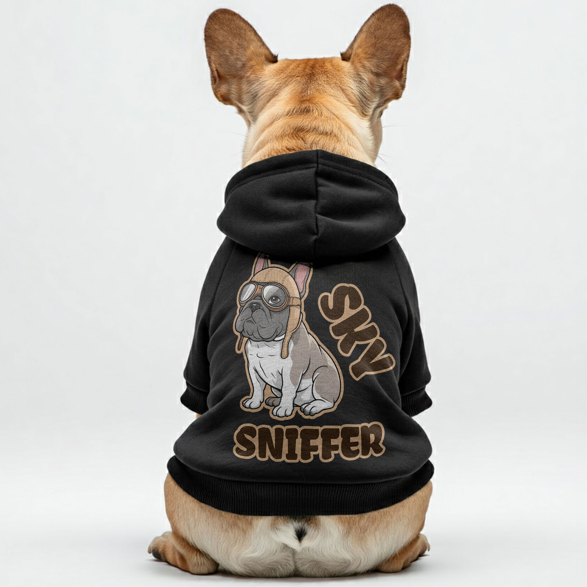 Stylish Sky Sniffer - Personalized French Bulldog Hoodies With Funny ...