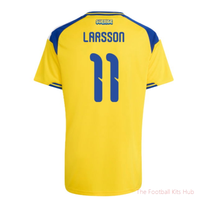 2026-2027 Sweden Home Shirt (Kids) (Larsson 11)