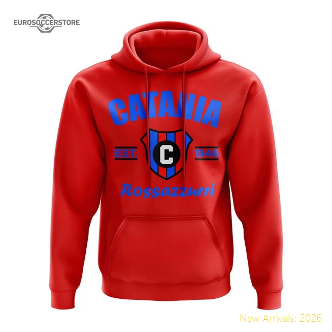 Authentic Top-Quality Catania Established Hoody (Red)