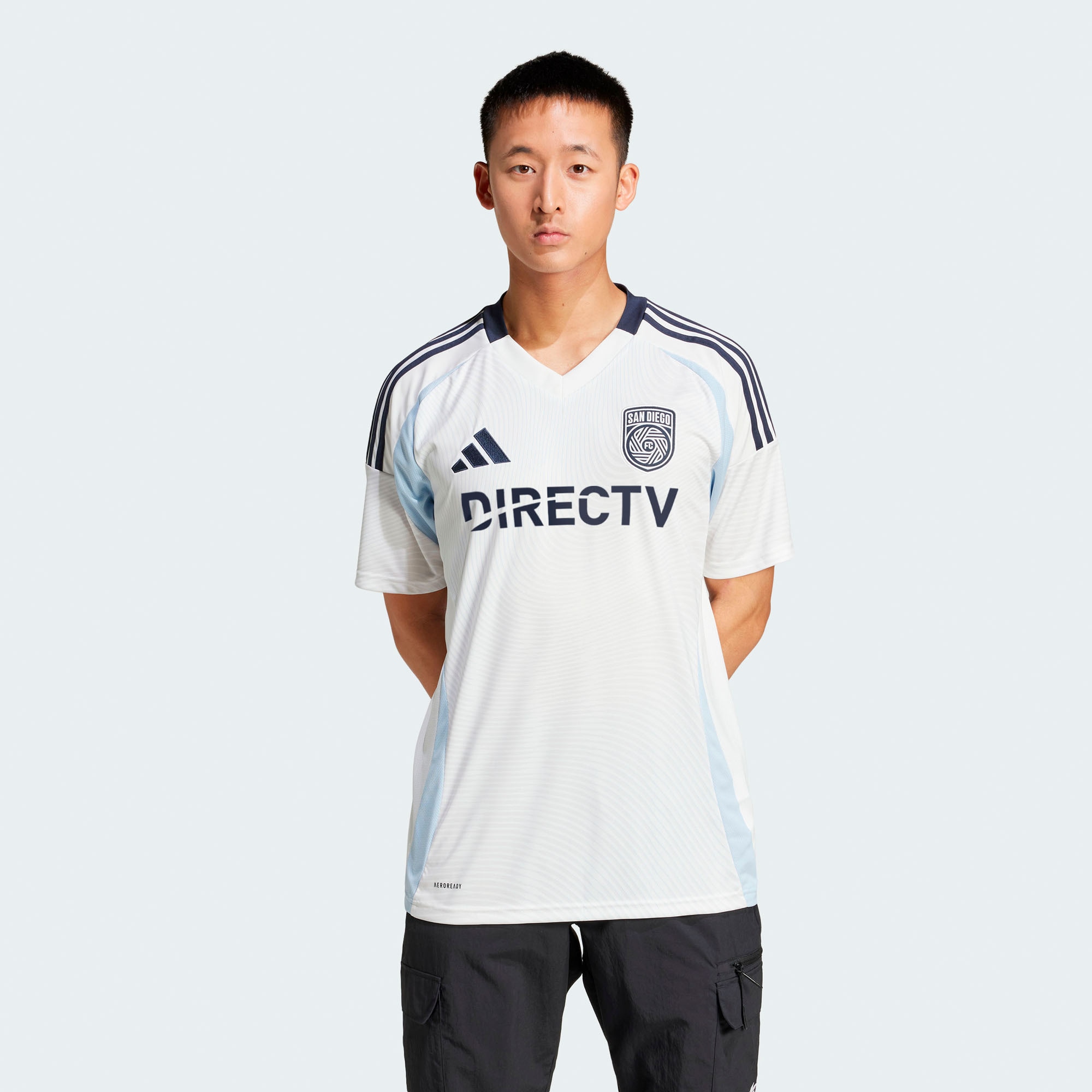 [SJH] Women's San Diego FC 2025 Woven Into One Replica Jersey - White