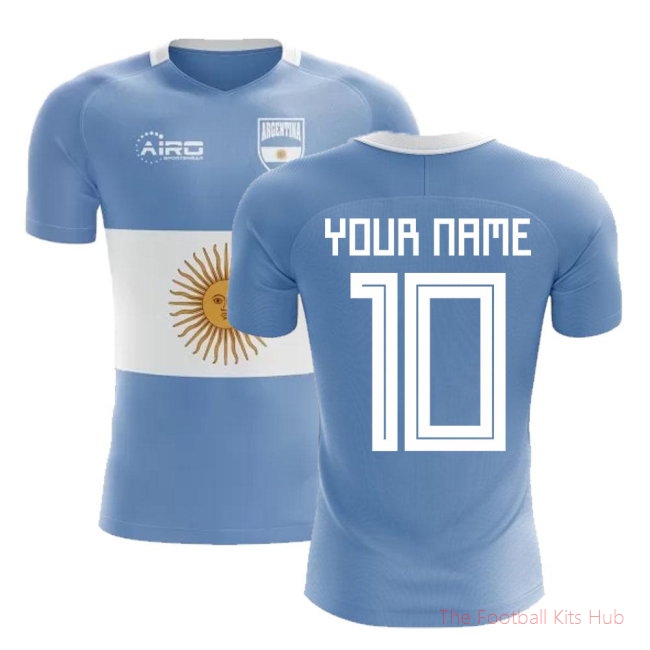 [JED] 2025/26 Argentina Flag Football Shirt (Your Name)