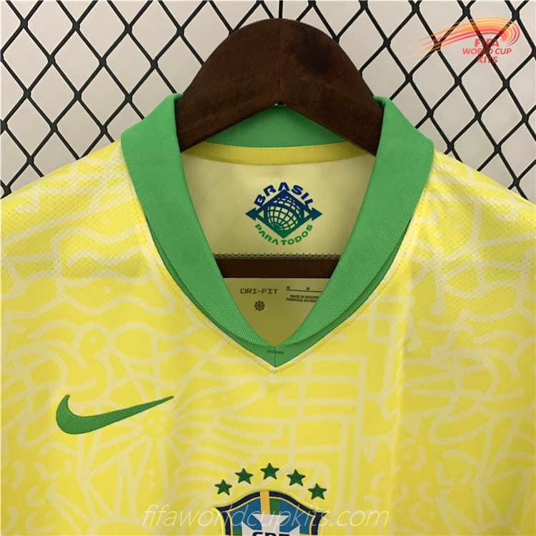 Brazil 2024 Copa America Home Football Kit