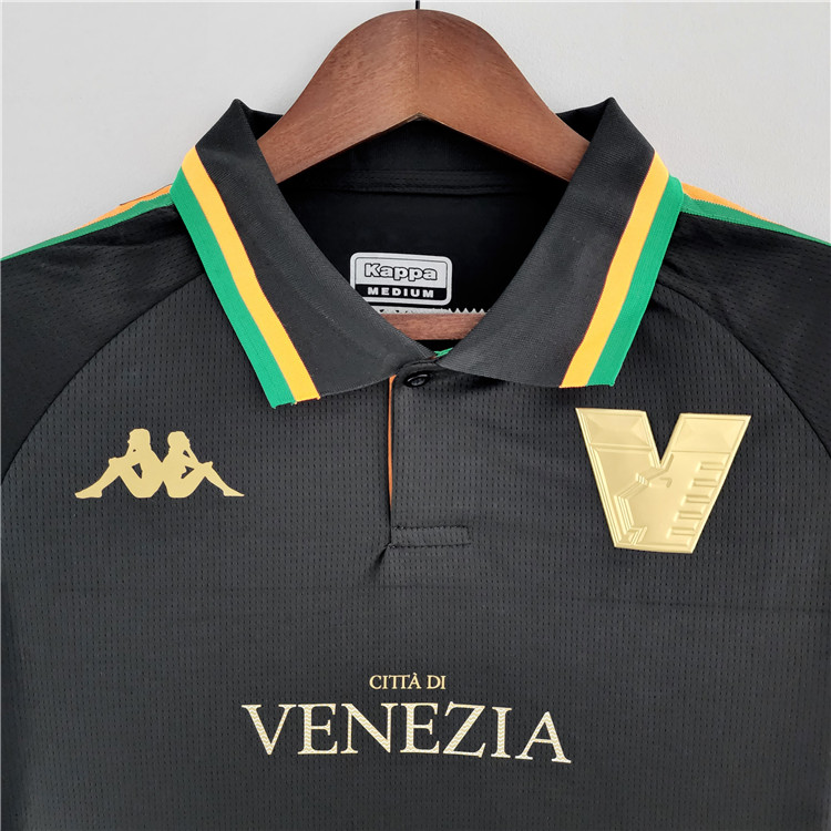 Authentic Venezia FC 2223 Home Black Soccer Jersey Football Shirt