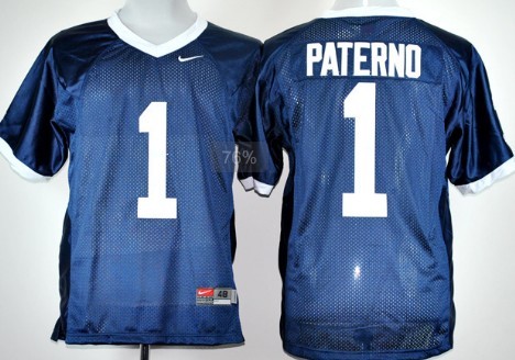 Men's None Blue 2024 home jersey Joe Paterno #1 game jersey Jersey