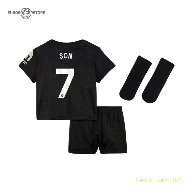Premium 2025-2026 Tottenham Away Baby Kit (son 7) - Premium Quality