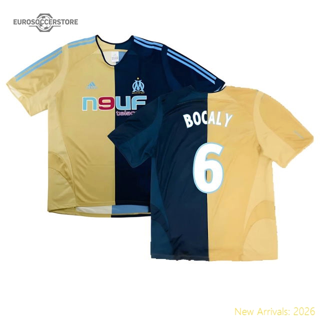 High-Quality Marseille 2005-06 Third Shirt ((Excellent) L) (Bocaly 6)