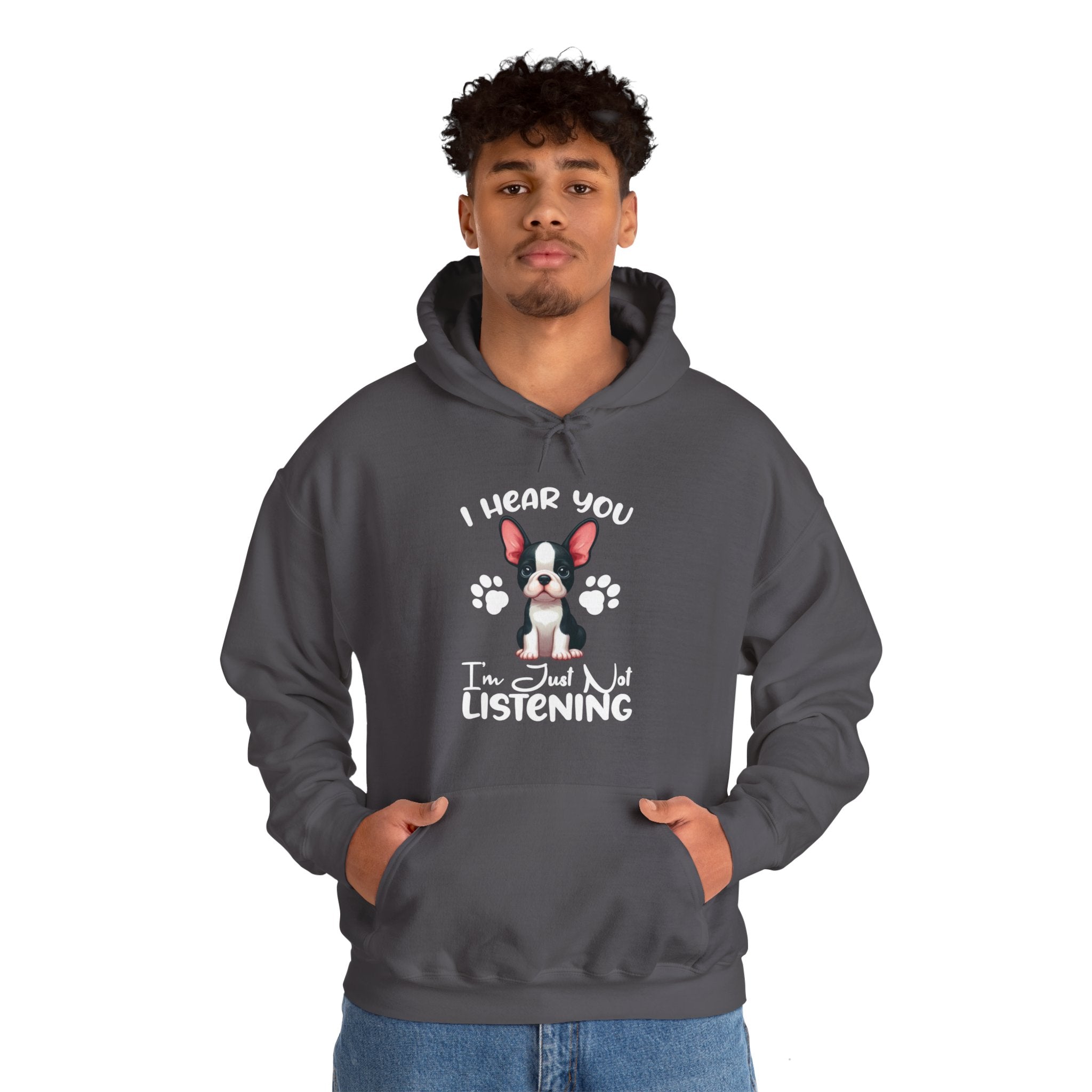 Frenchie-Fan Ozzie - Unisex Hoodie For Boston Terrier Lovers for Street