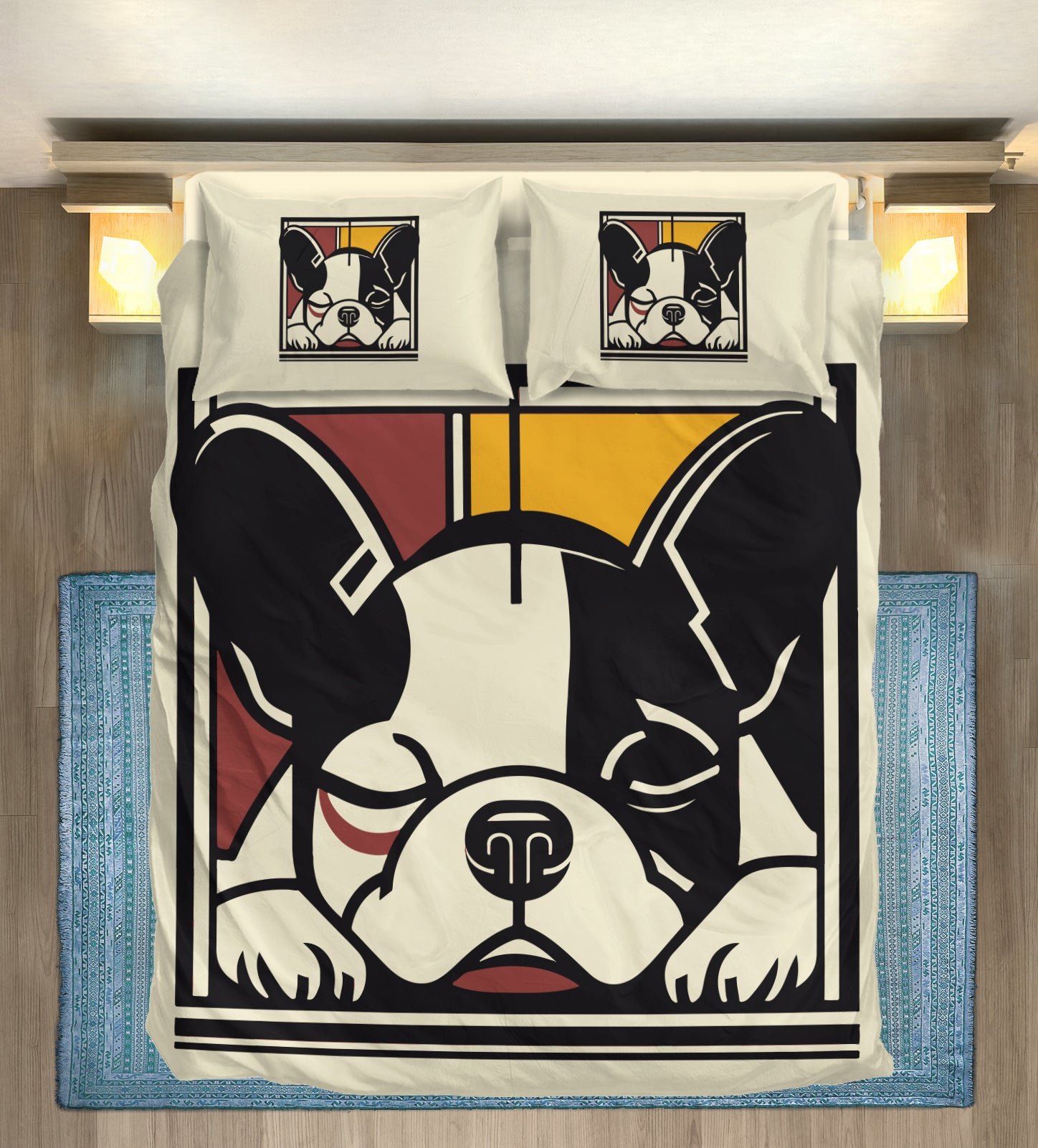 French Bulldog Belle- - Comfortable Bedding Set Outdoor Use