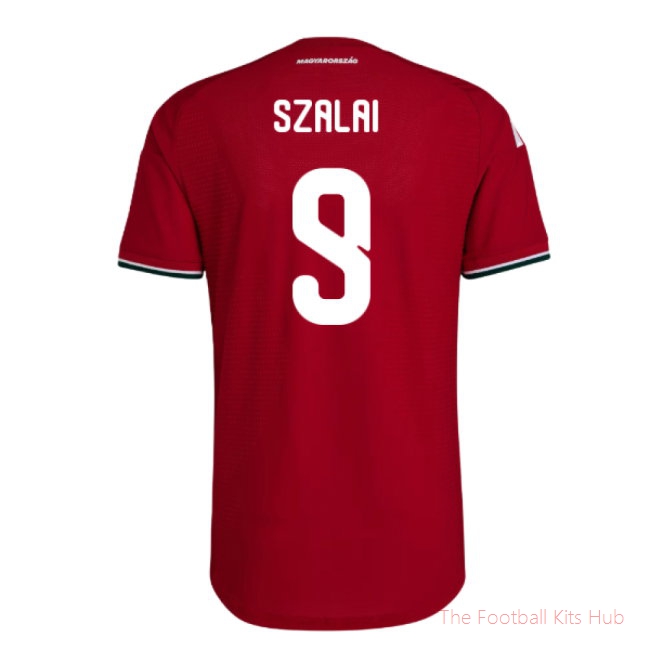 2026-2027 Hungary Authentic Home Shirt (Szalai 9)